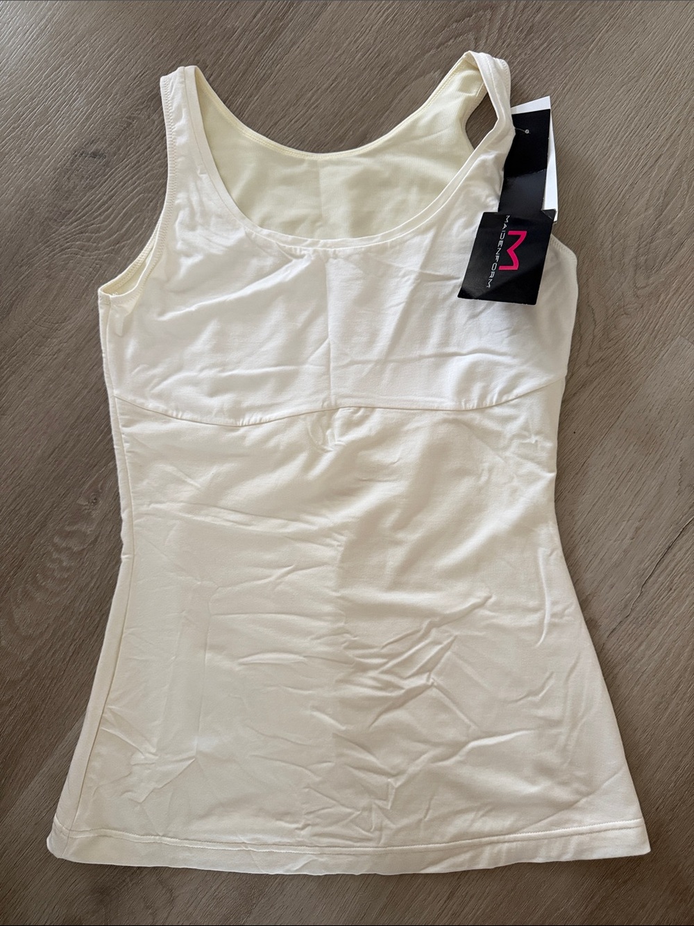 Maidenform Cream Supportive Maternity/Nursing Tank